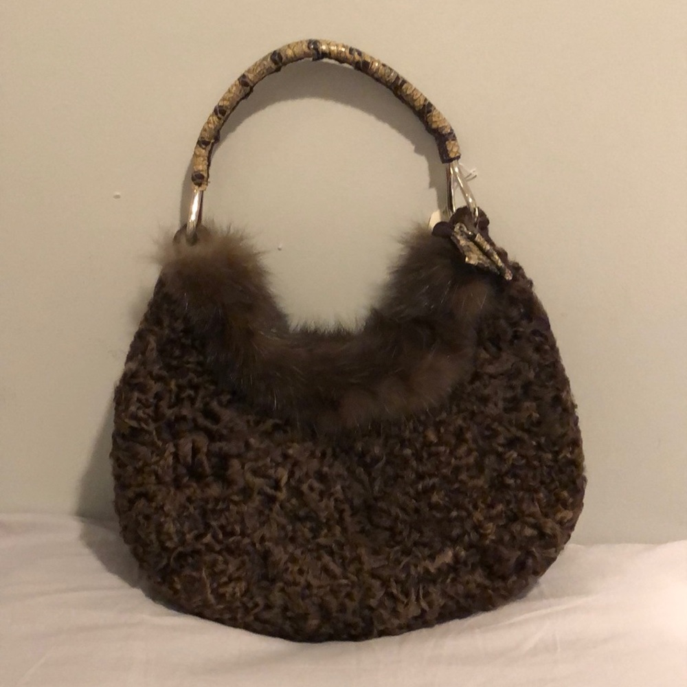 Purse/Handbag Real fur - Picture 1 of 8